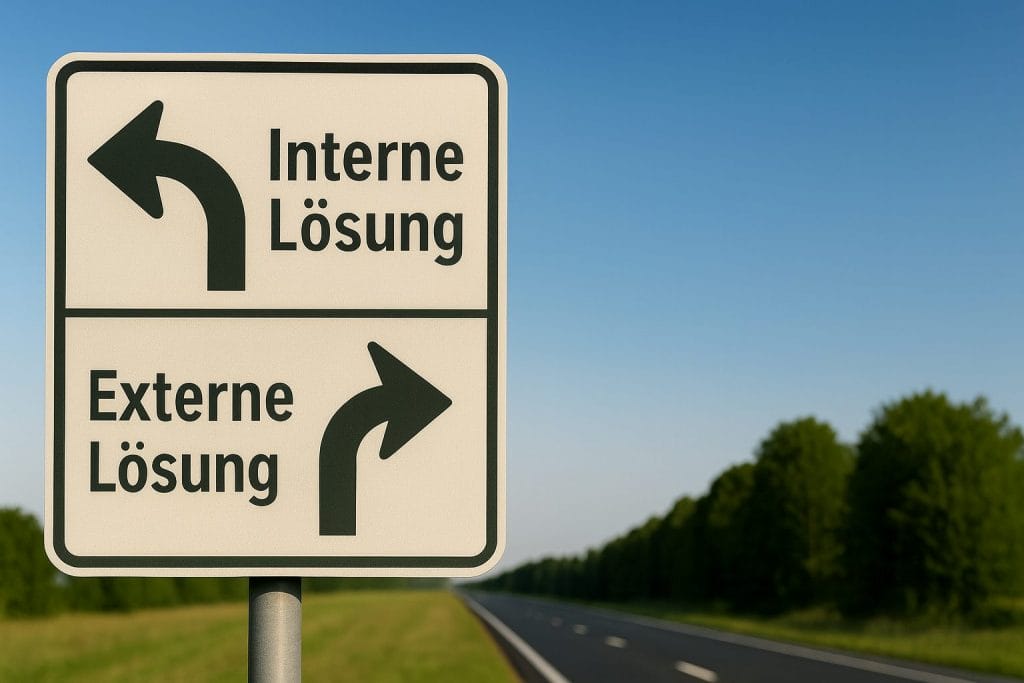 Wegweiser: Interne oder Externe Lösung wählen