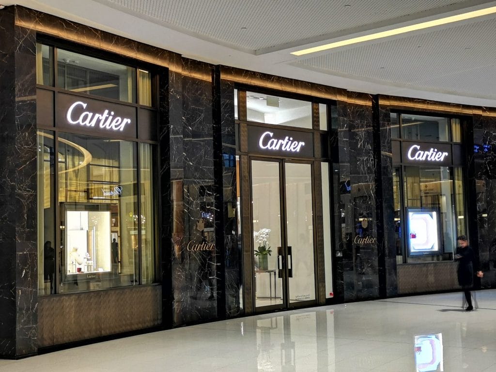 Cartier-Filiale im Einkaufszentrum