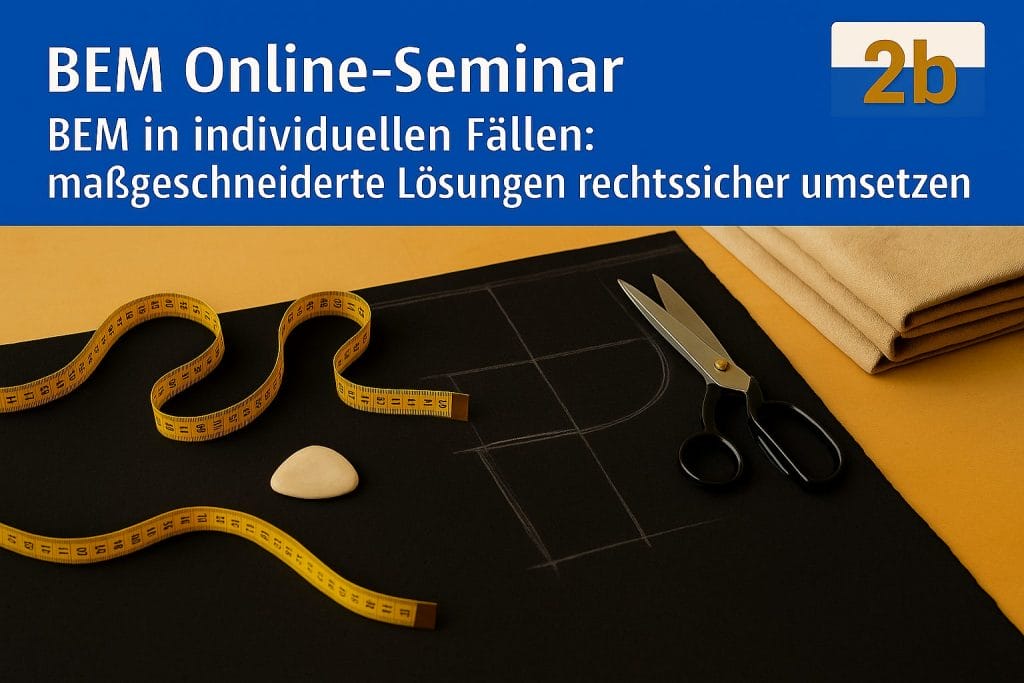 Maßgeschneiderte Lösungen im BEM-Seminar umsetzen.