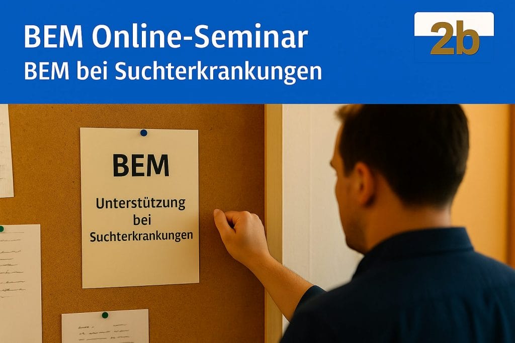 BEM Online-Seminar zur Suchtunterstützung